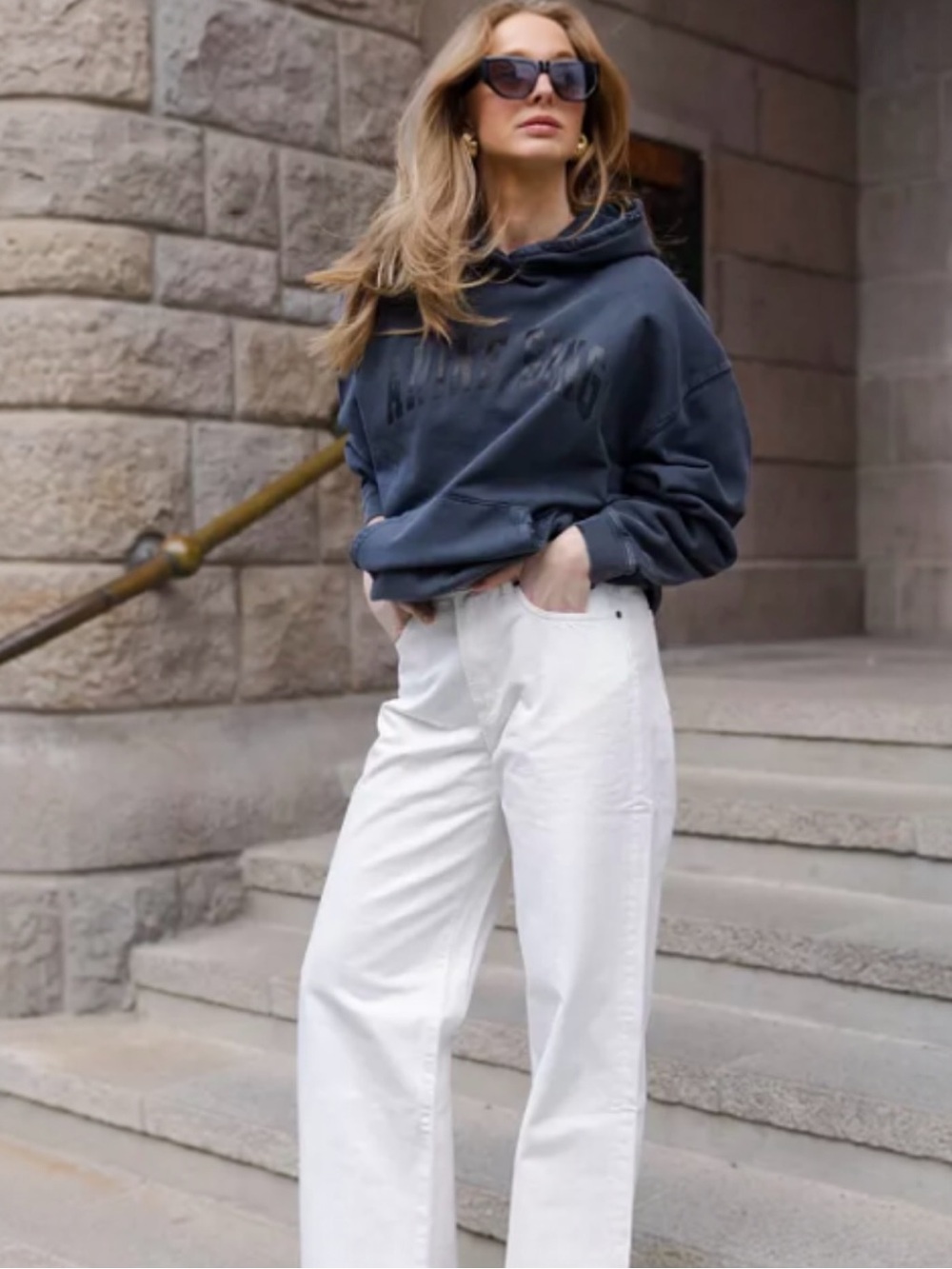 Anine Bing Harvery Hoodie Oversized Small (P2P 25) $220 - Picture 3 of 4